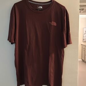 Maroon North Face Crewneck Tee